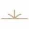 Ekena Millwork Richland Rough Sawn Timber Gable Bracket, Douglas Fir, 96"W x 32"H x 4"D x 4"F, 8/12 Pitch GBW096X32X0404RIC00RDF - alternate 1